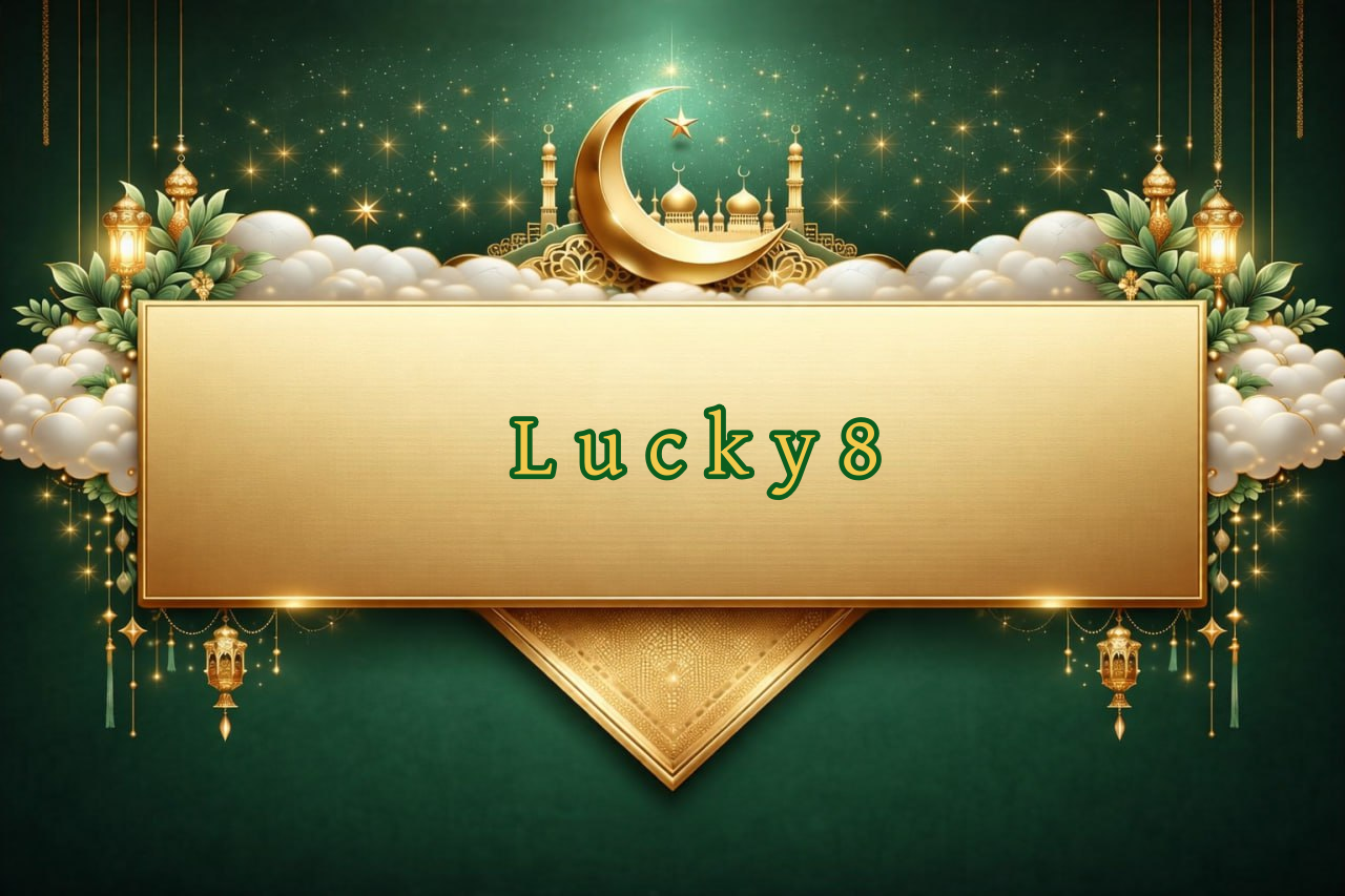 Interface du site web Lucky8 montrant les jeux et promotions